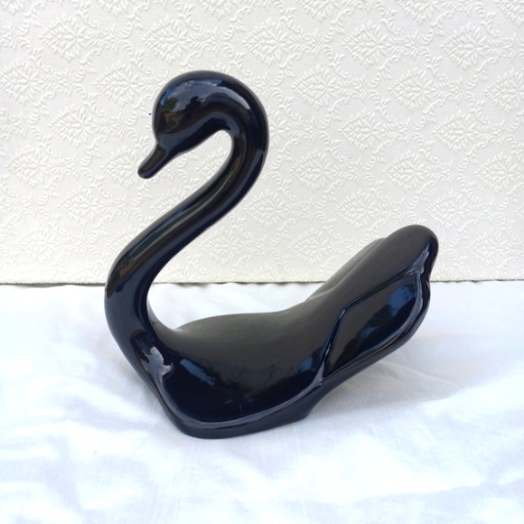 Other - MCM Black Ceramic Swan